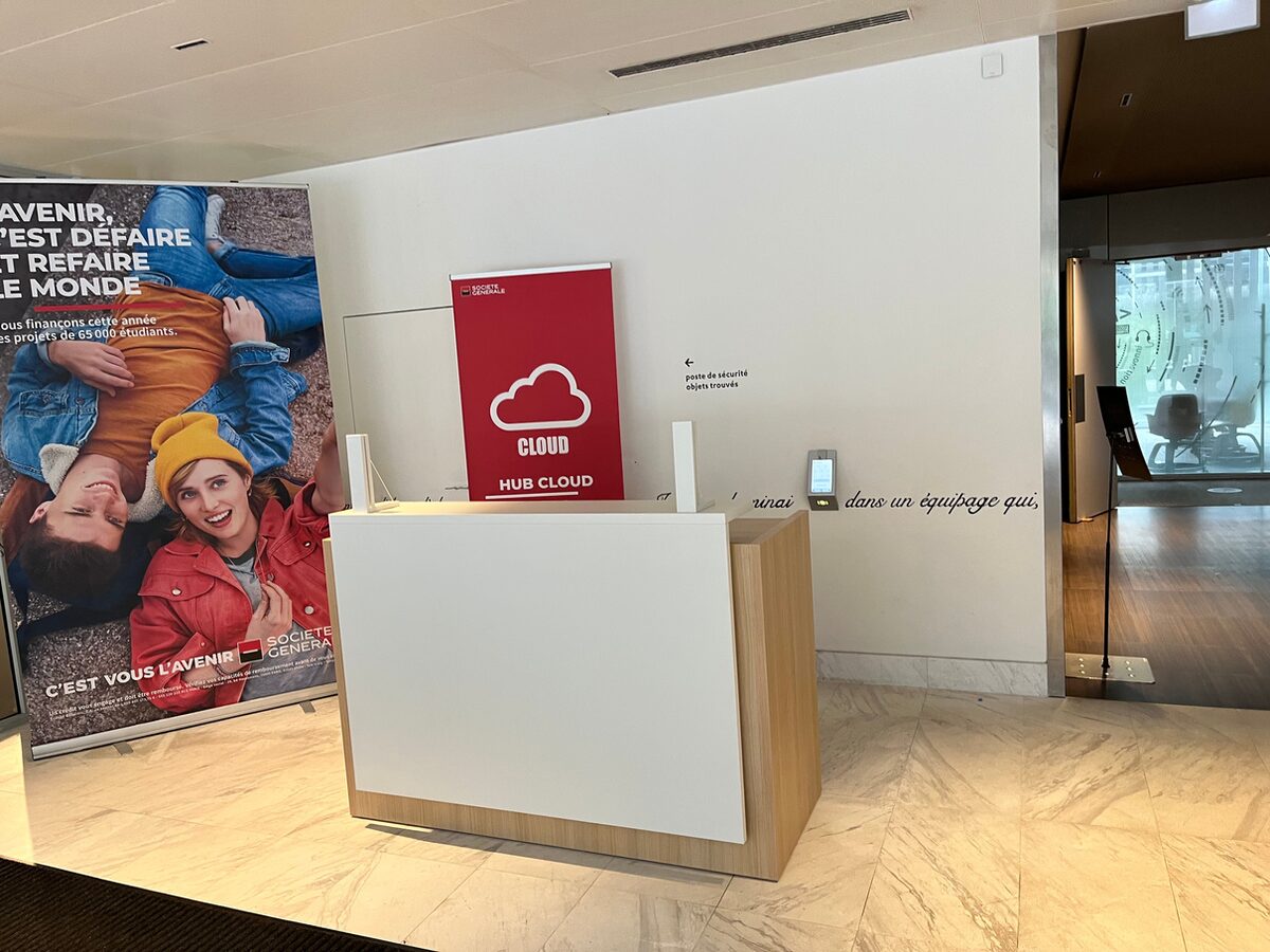 Banque d'accueil entreprise